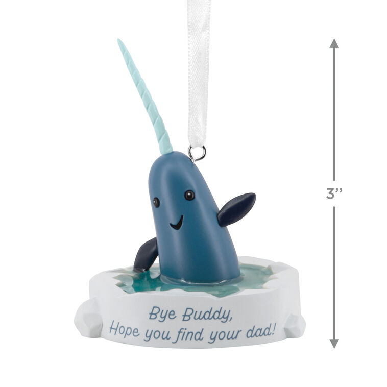 Hallmark Elf Narwhal Hallmark Ornament