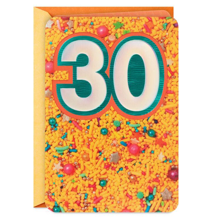 hallmark Enjoy Every Moment 30th Birthday Card