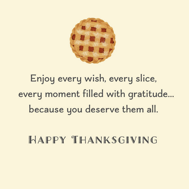 Hallmark Enjoy Every Moment Thanksgiving Card