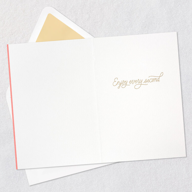 Hallmark Enjoy Every Second Birthday Card
