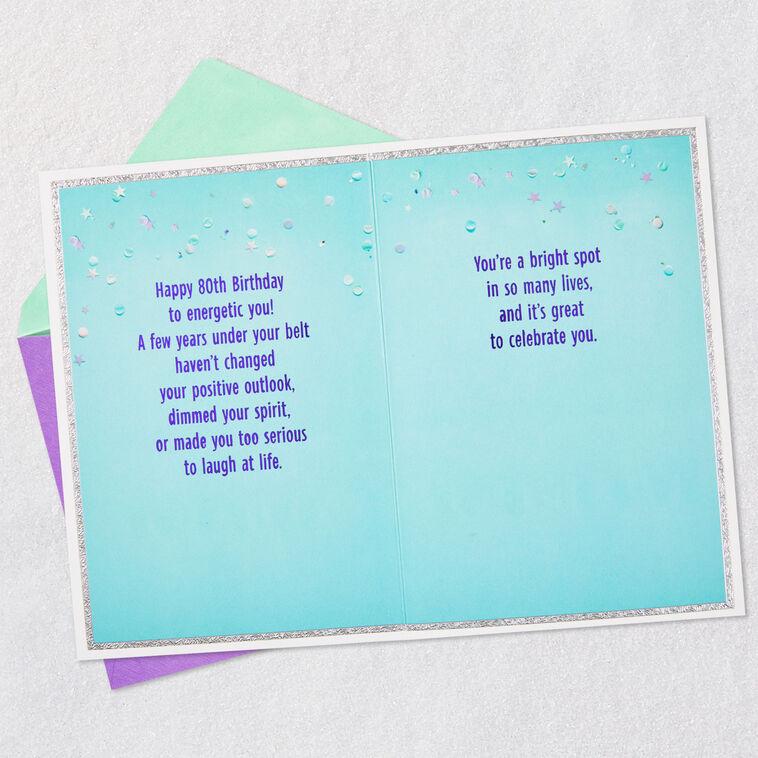 Hallmark Epic You 80th Birthday Card