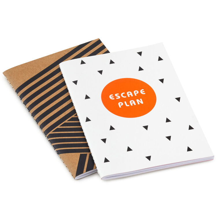hallmark Escape Plan Notebooks Set of 2