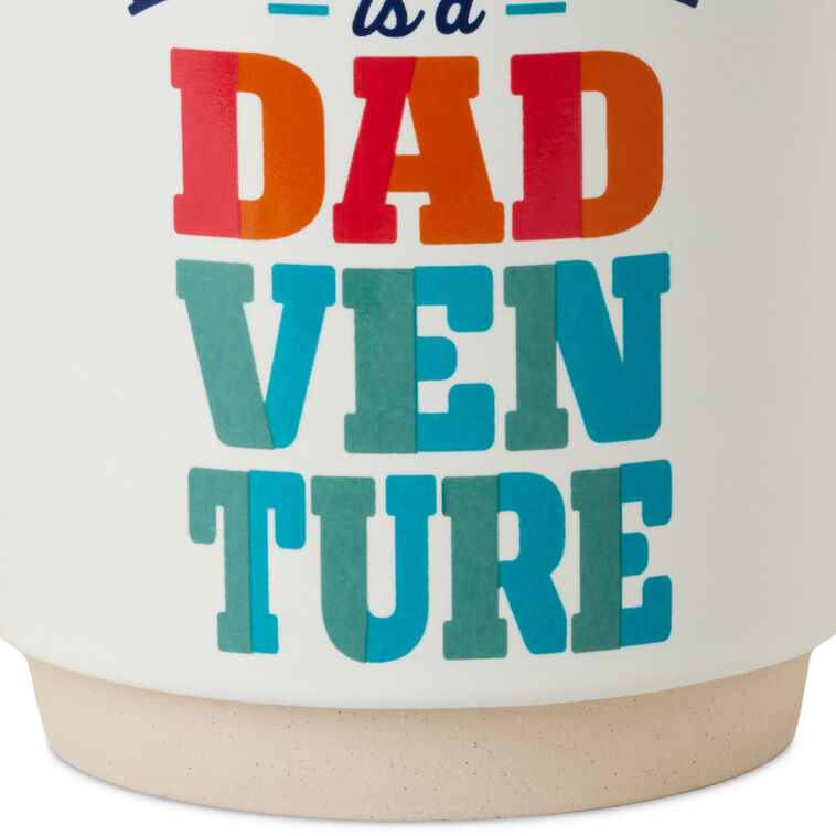 Hallmark Every Day Is A Dadventure Mug 16 Oz