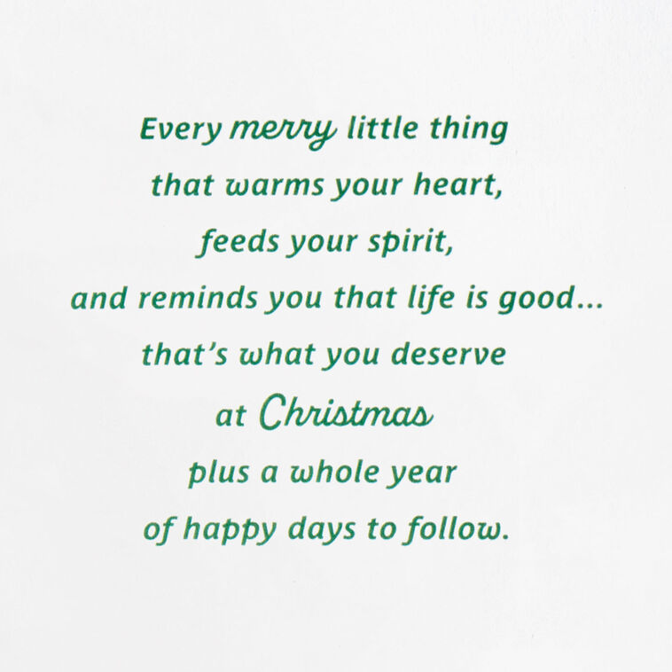 Hallmark Every Merry Thing Christmas Card For Mom