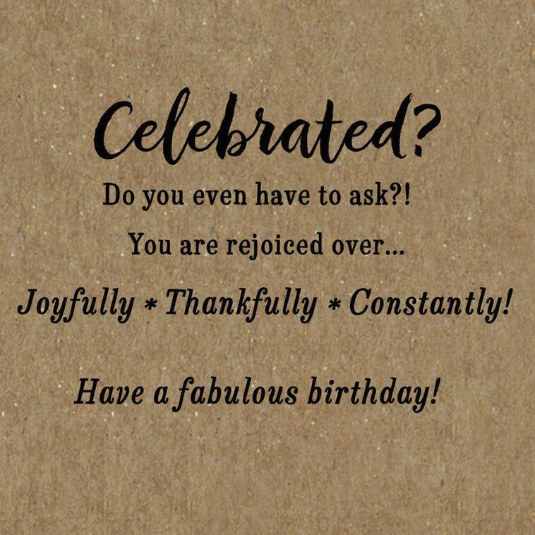 Hallmark Fabulous Day Religious Birthday Card