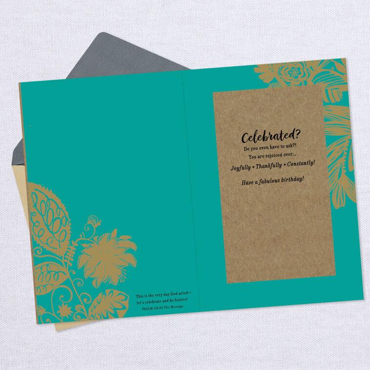Hallmark Fabulous Day Religious Birthday Card