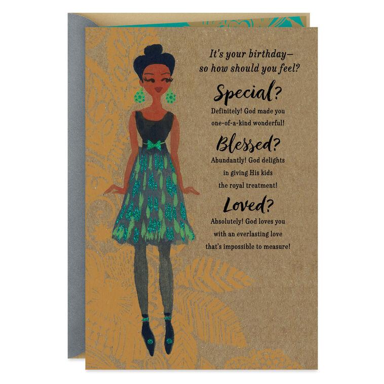 hallmark Fabulous Day Religious Birthday Card