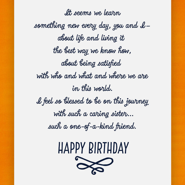 Hallmark Fabulous Friends Birthday Card For Sister