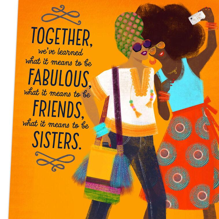 Hallmark Fabulous Friends Birthday Card For Sister