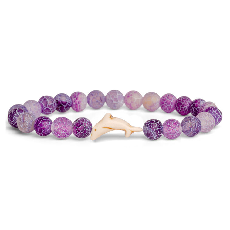 hallmark Fahlo Violet Dolphin Odyssey Bracelet