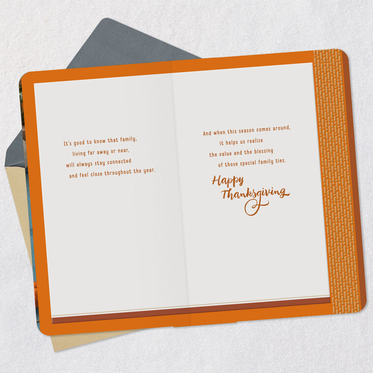 Hallmark Family Is A Blessing Thanksgiving Card