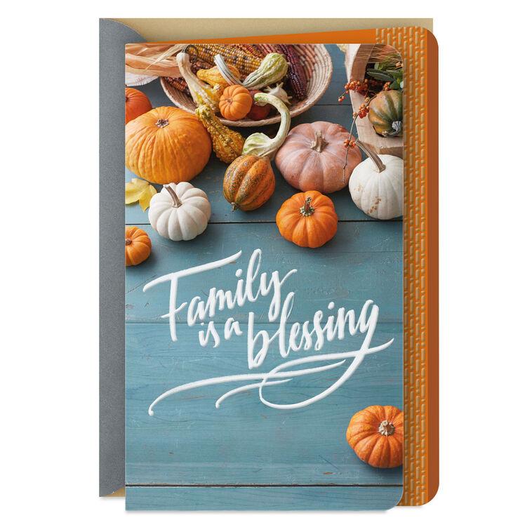hallmark Family Is a Blessing Thanksgiving Card