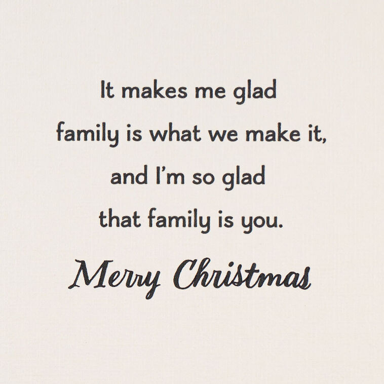 Hallmark Family Matters Christmas Card