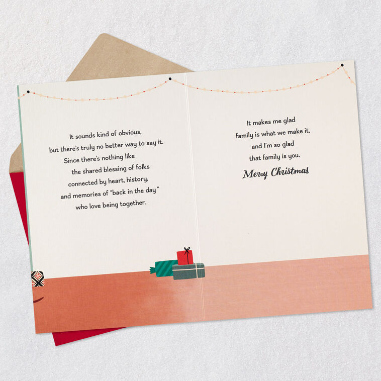 Hallmark Family Matters Christmas Card