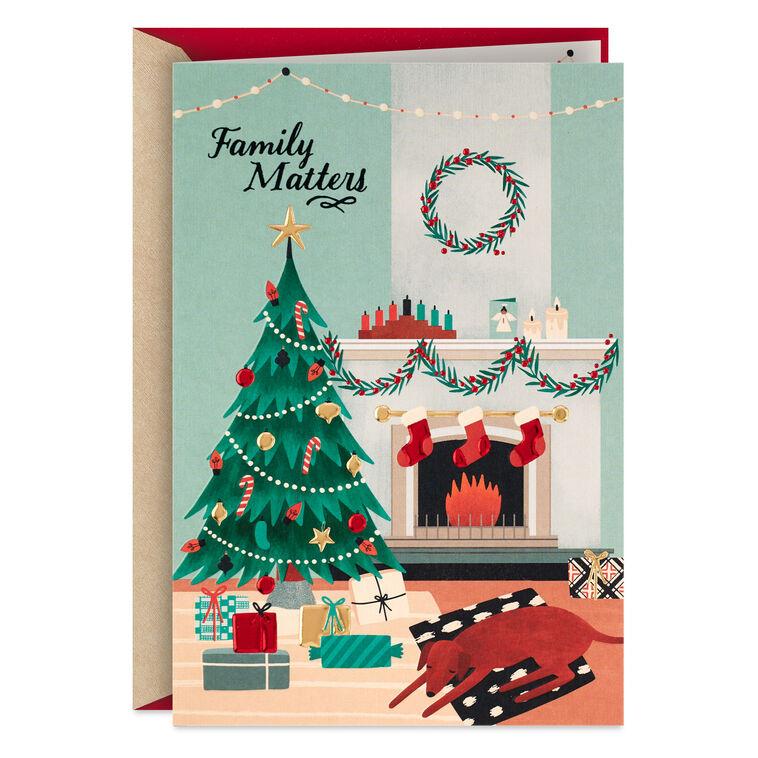 hallmark Family Matters Christmas Card