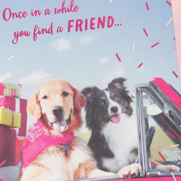 Hallmark Fancy Pups Forever Friends Birthday Card