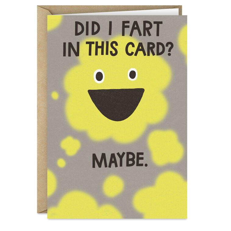 hallmark Fart in a Card Funny Birthday Card