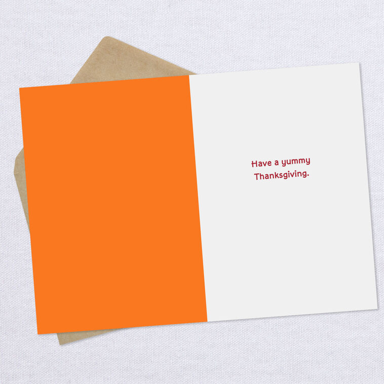 Hallmark Fat Cat Funny Thanksgiving Card