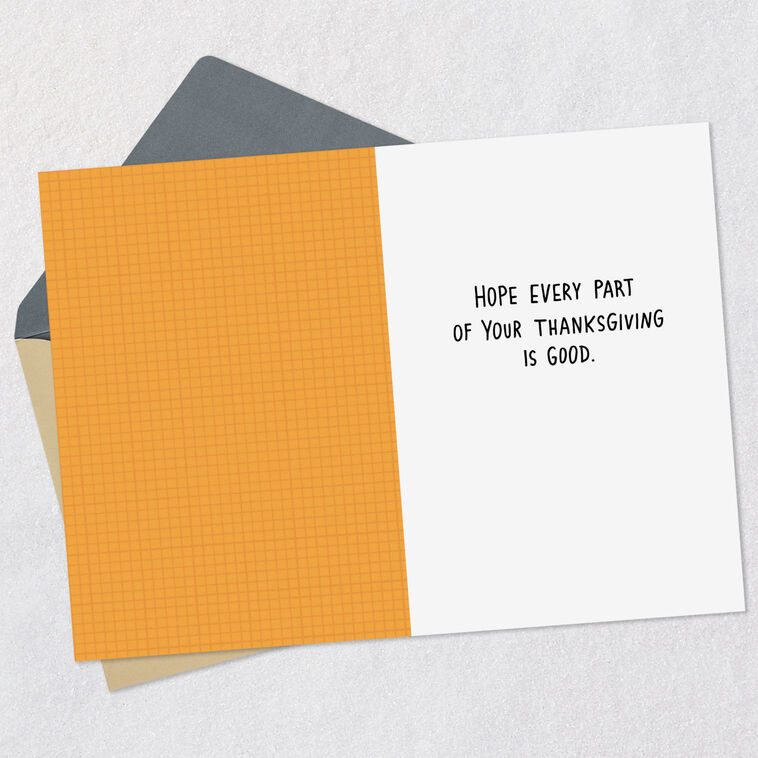 Hallmark Favorite Turkey Parts Thanksgiving Card