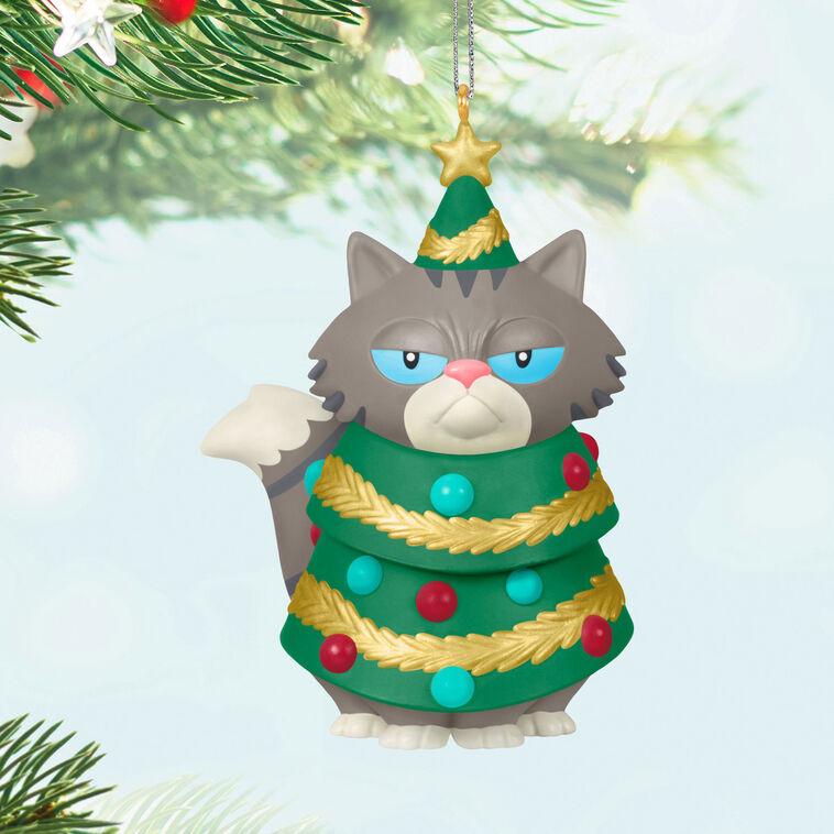 Hallmark Festive Feline Ornament