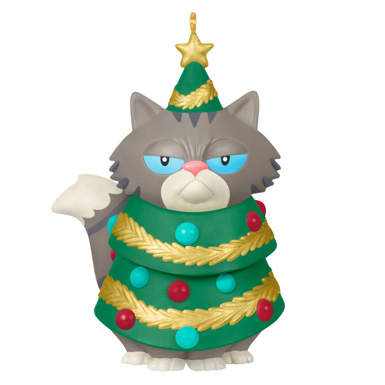 hallmark Festive Feline Ornament