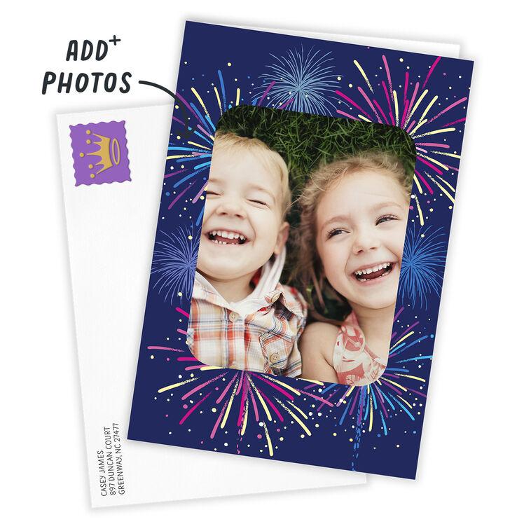 Hallmark Fireworks Custom Celebration Card