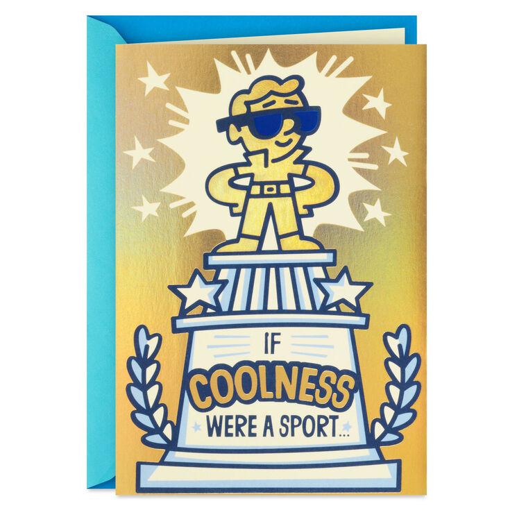 hallmark First Place for Coolness Birthday Card