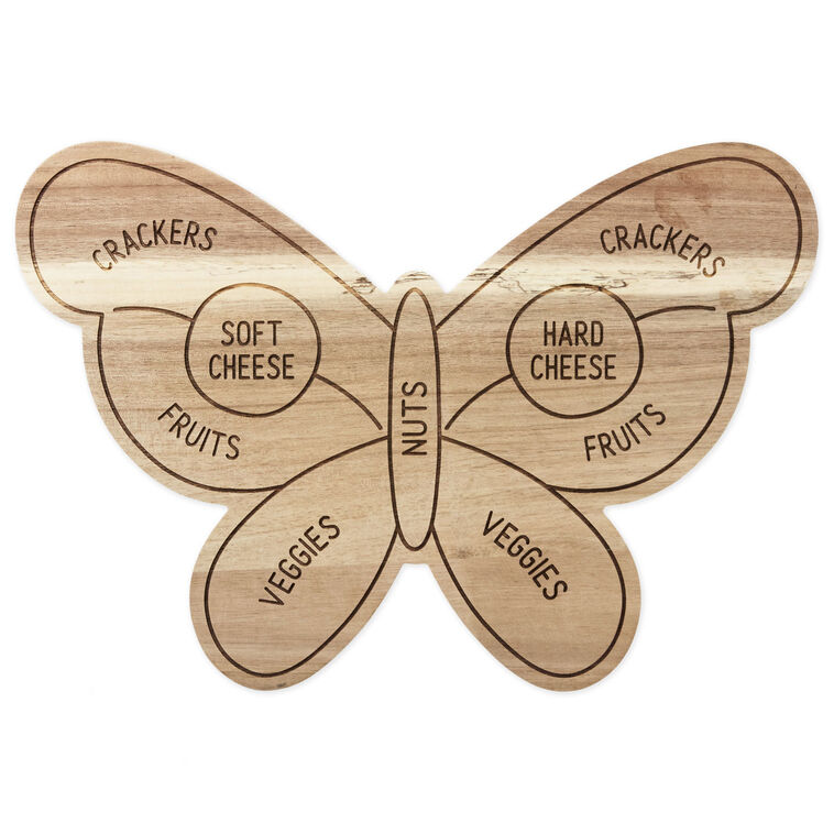 Hallmark Floral Butterfly Charcuterie Board