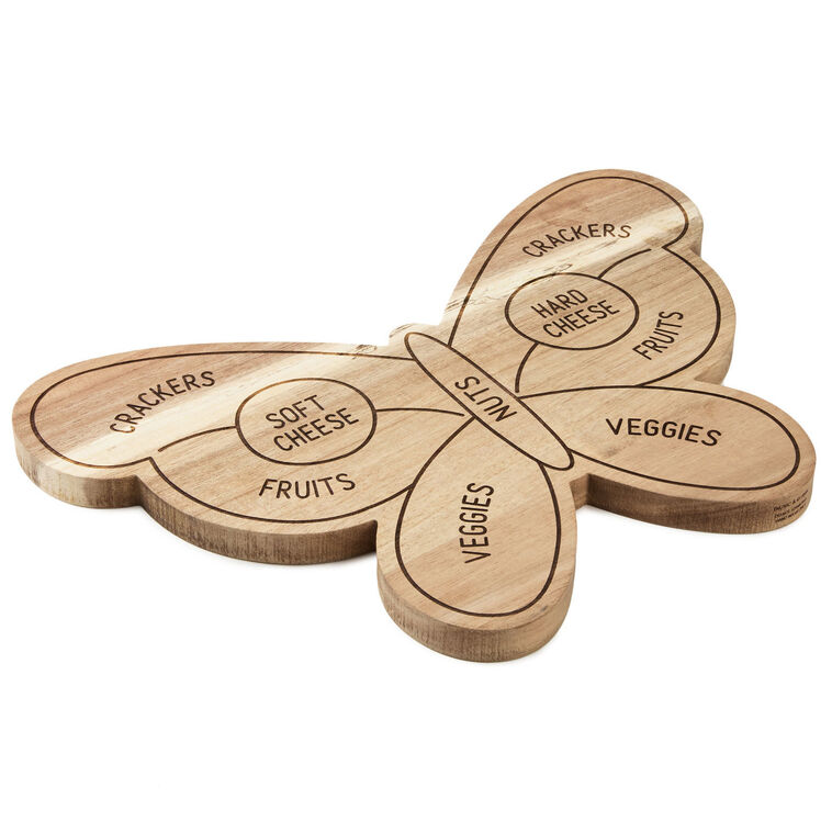 Hallmark Floral Butterfly Charcuterie Board