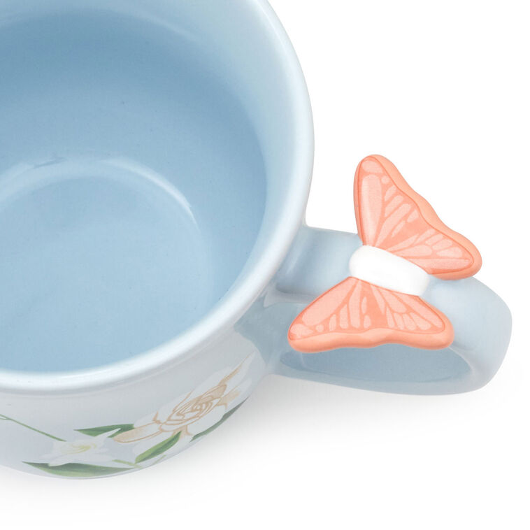 Hallmark Floral Mug With Butterfly 15 Oz