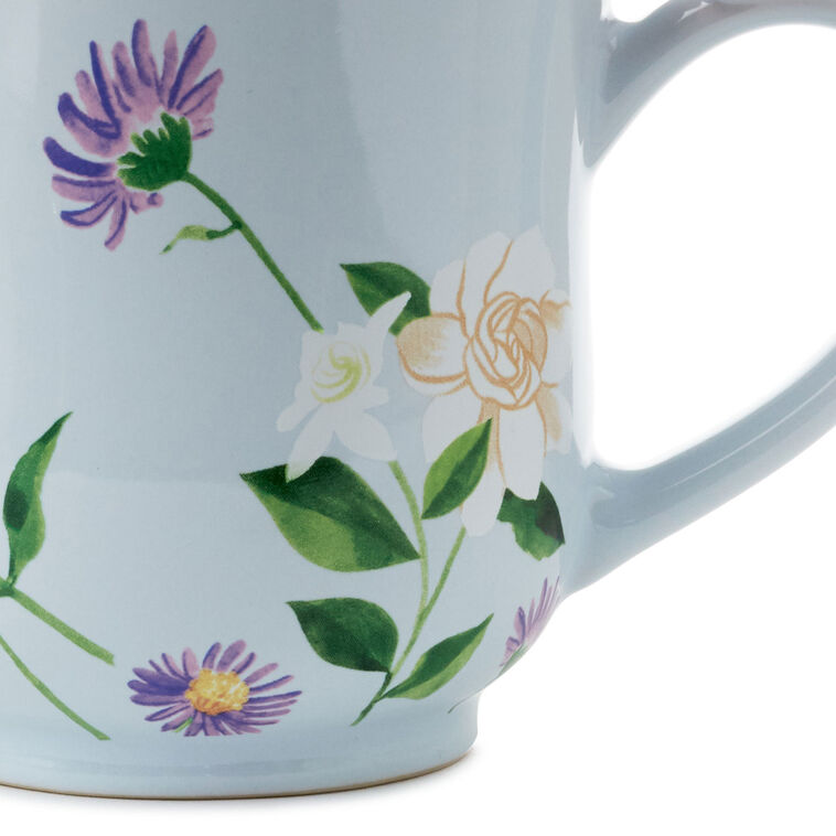 Hallmark Floral Mug With Butterfly 15 Oz