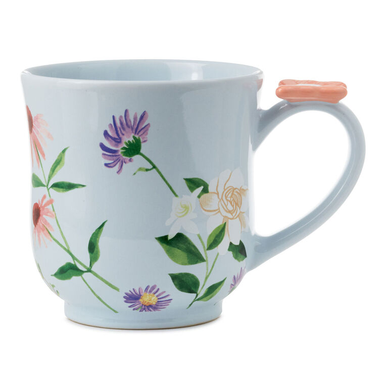 hallmark Floral Mug With Butterfly 15 oz