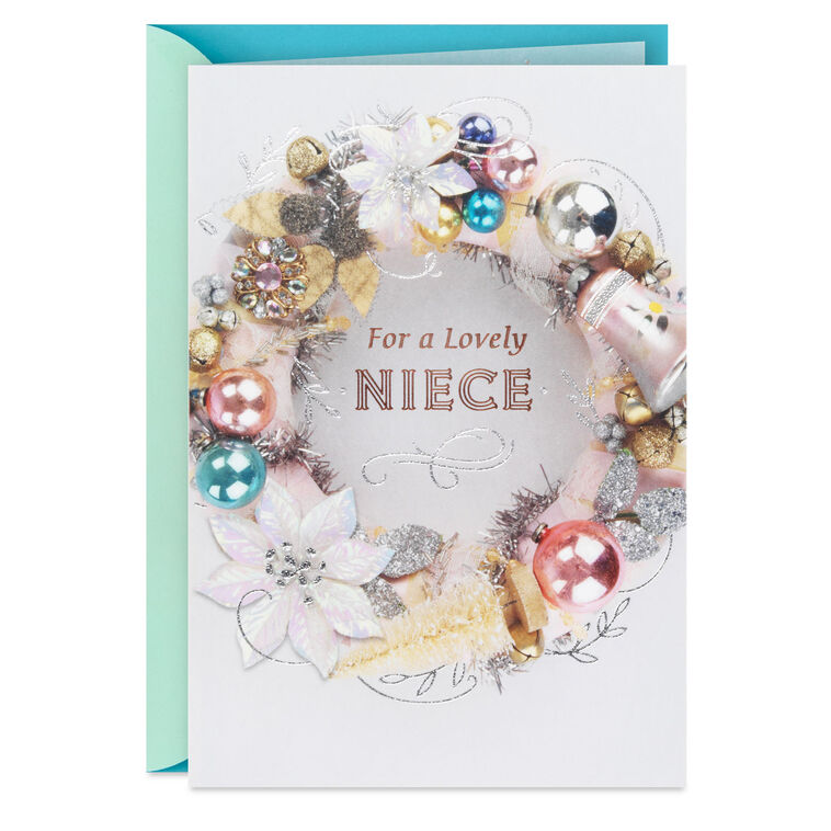 hallmark For a Lovely Niece Christmas Card