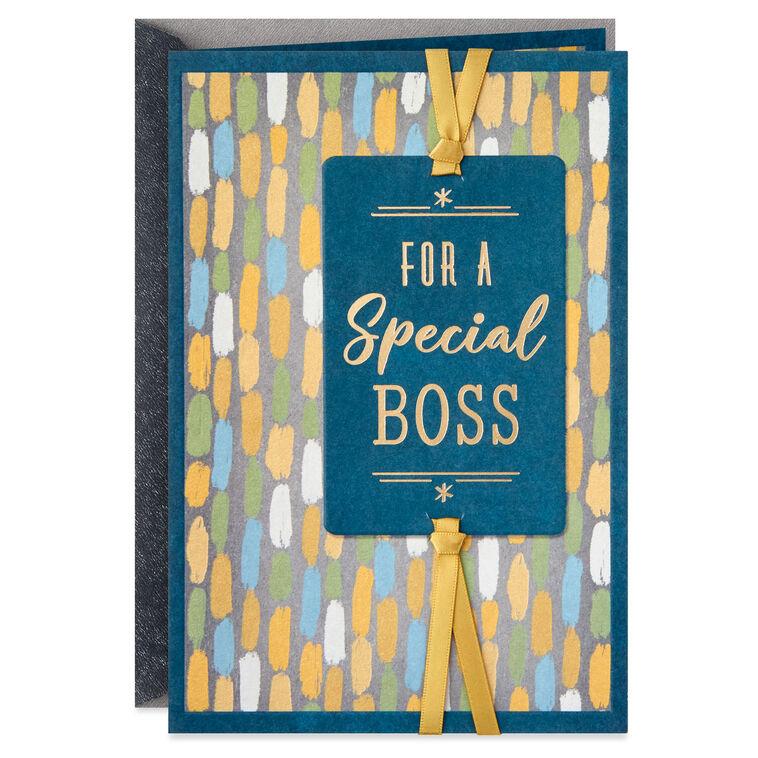 hallmark For a Special Boss Boss's Day Card