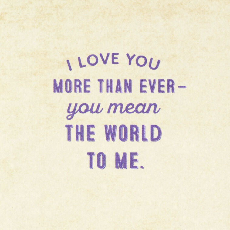 Hallmark For All That's Yet To Be Love Card