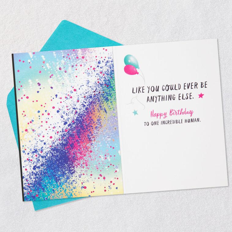 Hallmark For An Incredible Human Birthday Card
