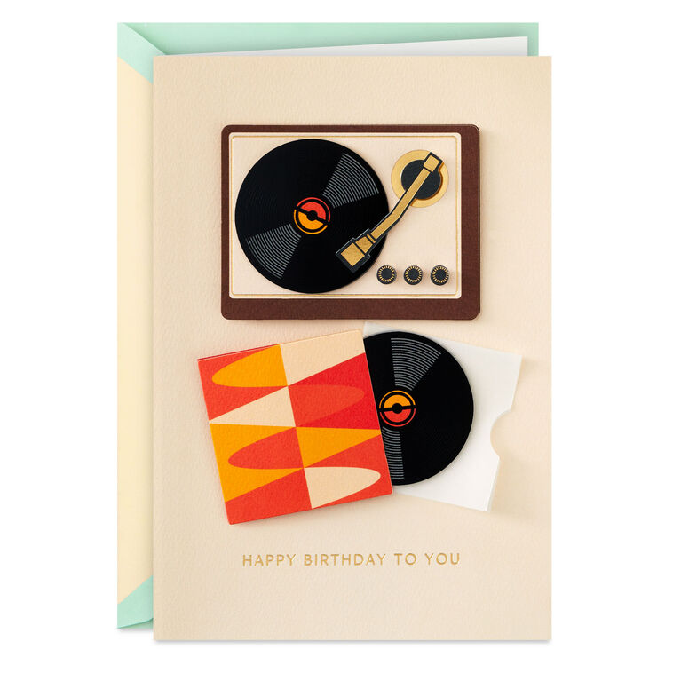 hallmark For the Record Birthday Card
