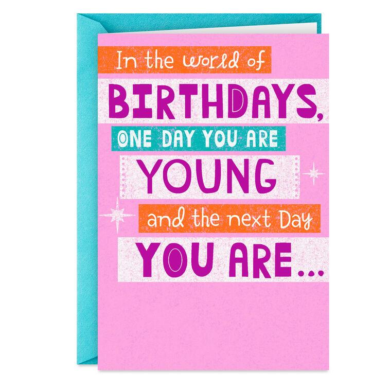 hallmark Forever Fabulous Funny Birthday Card