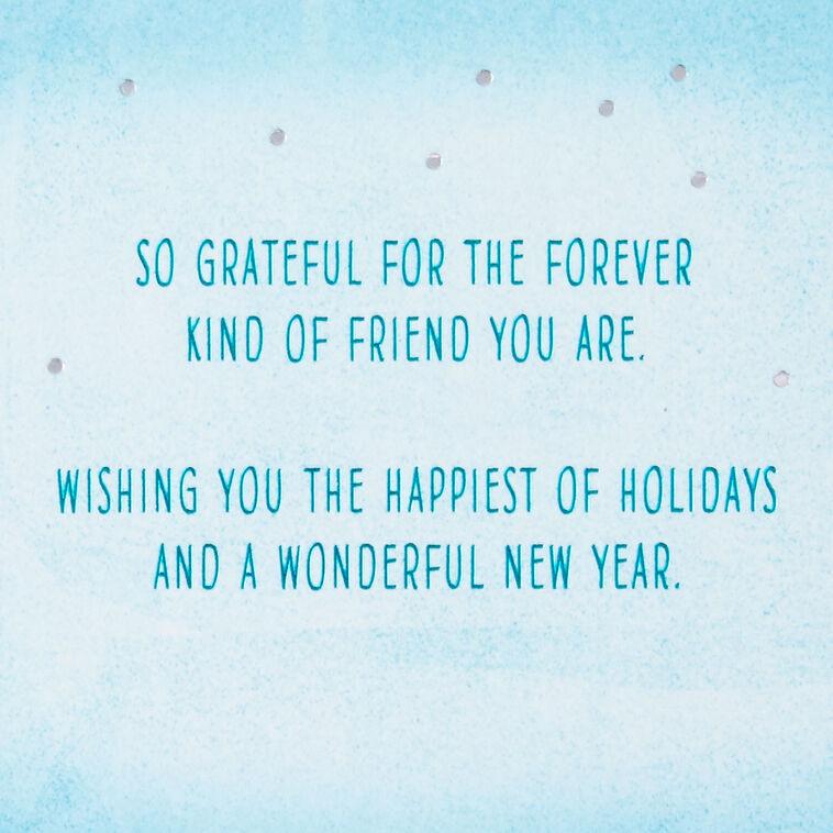 Hallmark Forever Kind Of Friend Christmas Card