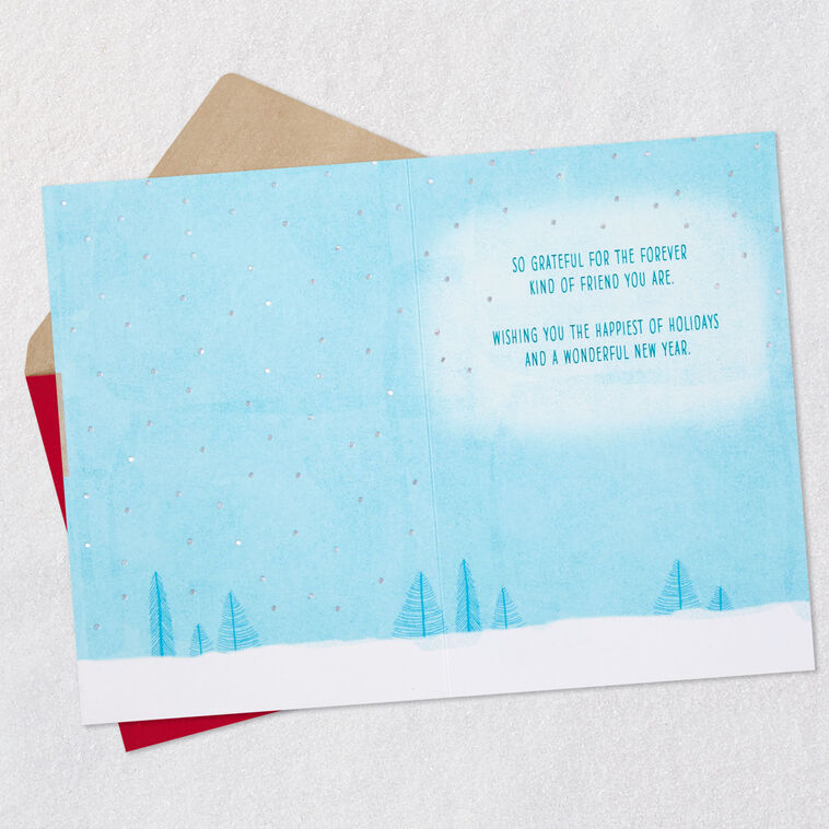 Hallmark Forever Kind Of Friend Christmas Card
