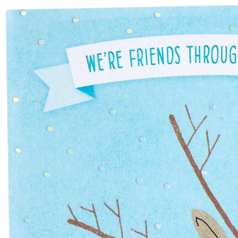 Hallmark Forever Kind Of Friend Christmas Card