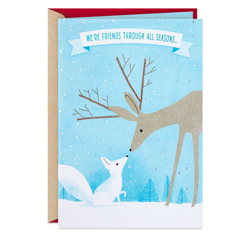 hallmark Forever Kind of Friend Christmas Card