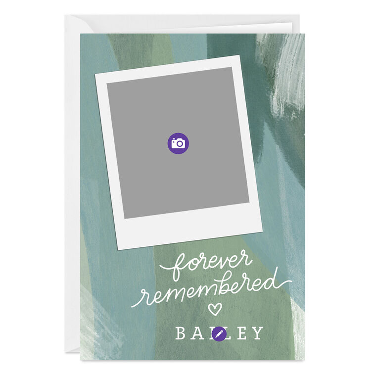 Hallmark Forever Remembered Custom Sympathy Card