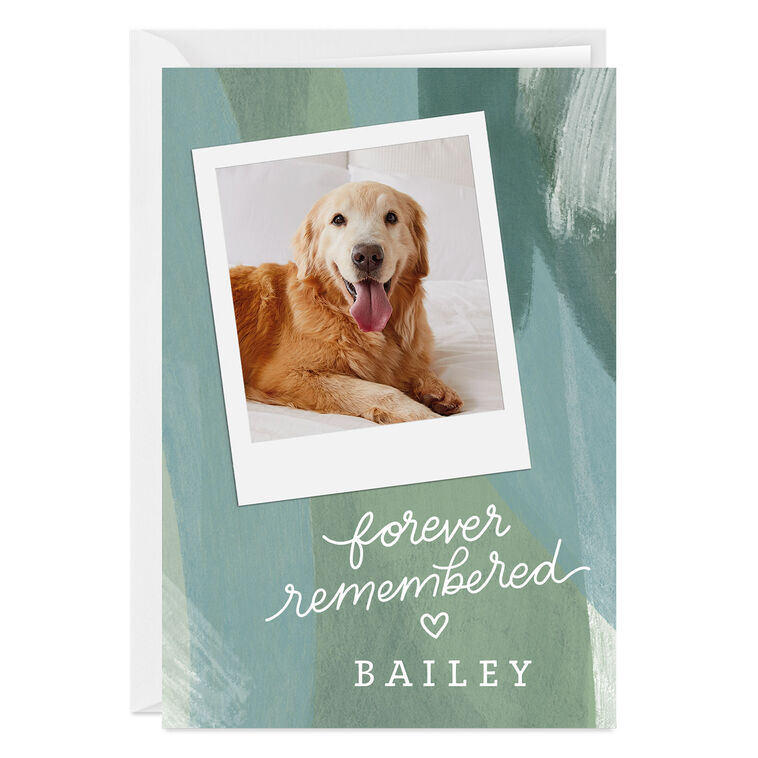 hallmark Forever Remembered Custom Sympathy Card