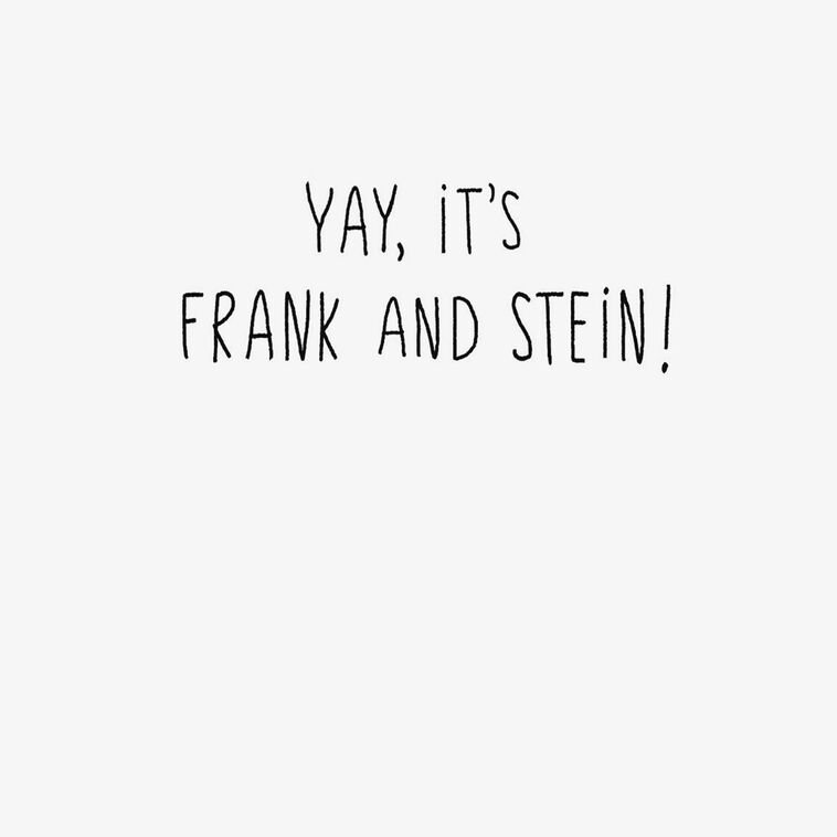 Hallmark Frank And Stein Funny Halloween Card