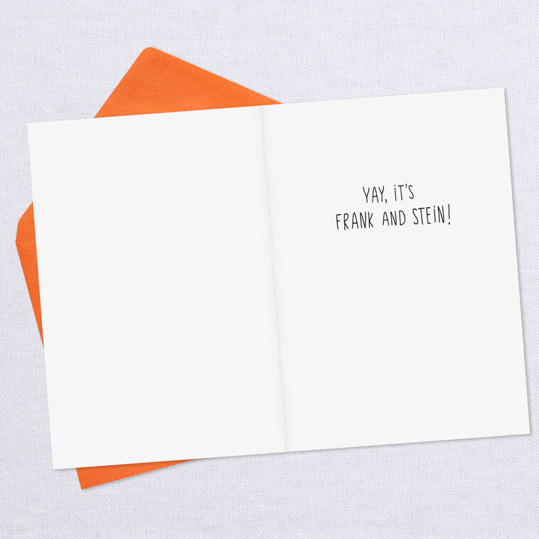 Hallmark Frank And Stein Funny Halloween Card