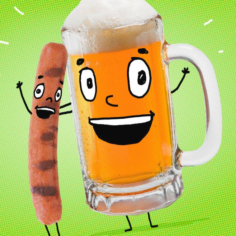 Hallmark Frank And Stein Funny Halloween Card