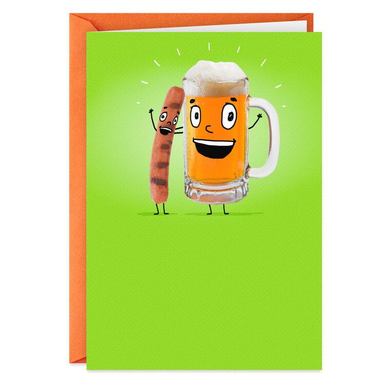 hallmark Frank and Stein Funny Halloween Card