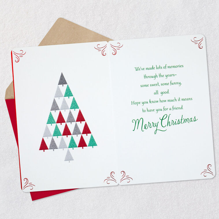 Hallmark Friends Make Life Merrier Christmas Card