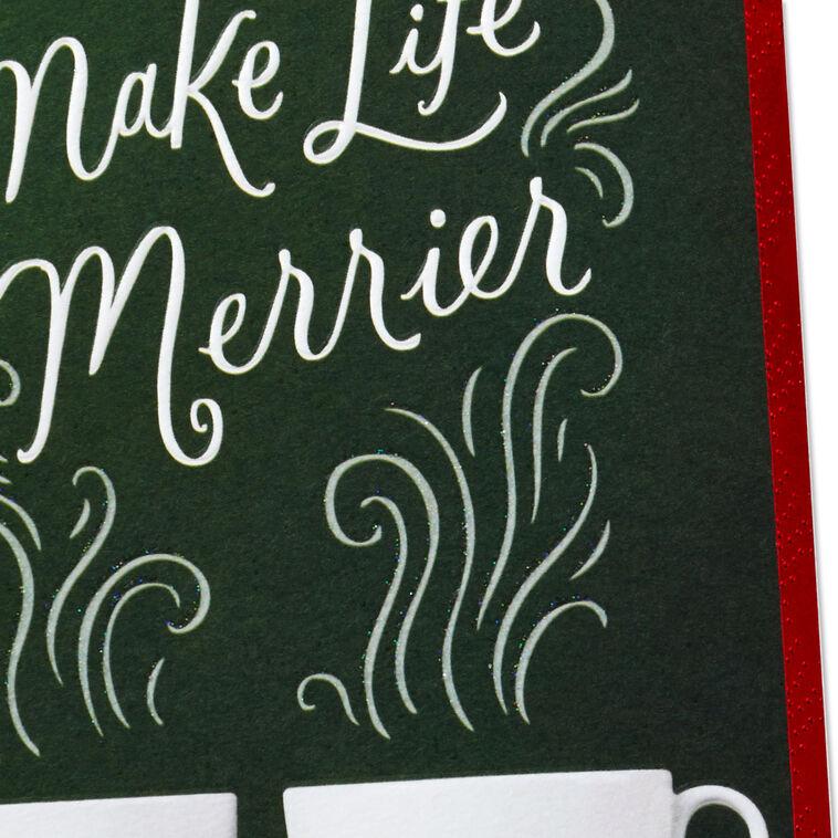 Hallmark Friends Make Life Merrier Christmas Card